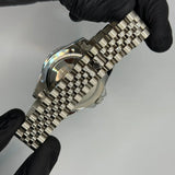 Rolex submariner silver with black rotating dial with date